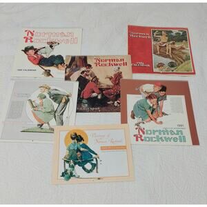 Norman Rockwell Calendar Bundle 1986